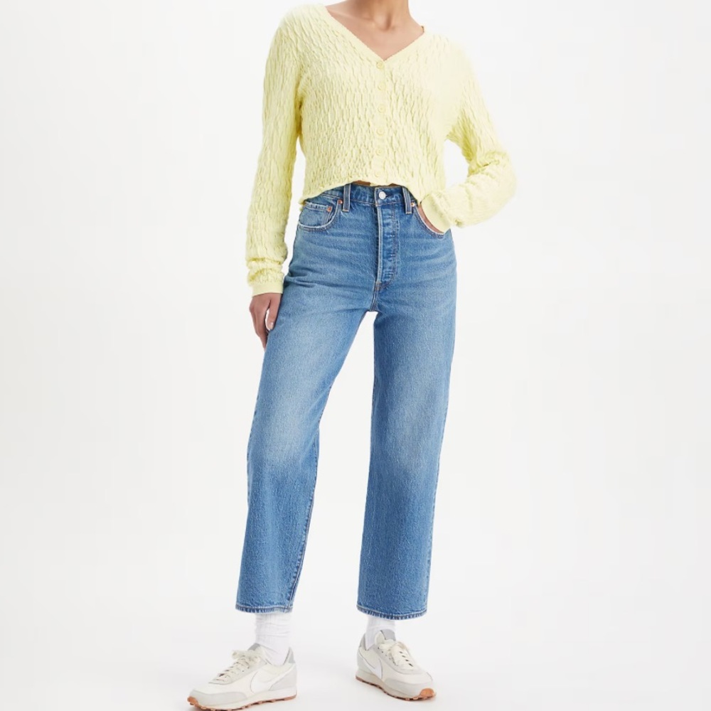 Levi’s Ribcage straight ankle jeans